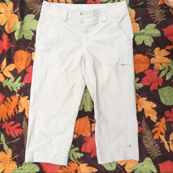 Columbia Beige Mid Rise Capris Size 6 | Hiking - Picture 2 of 6